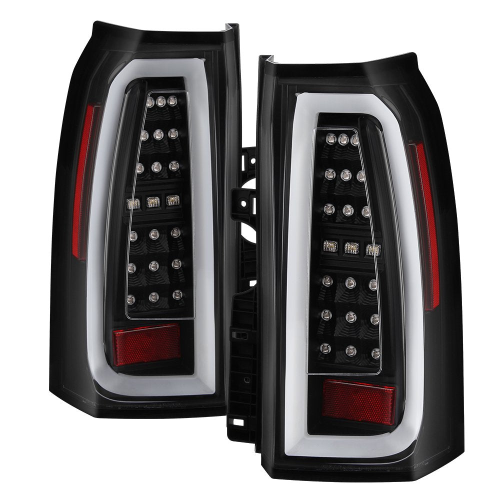 Chevy Tahoe/Suburban 15-19 Spyder 5084583 LED Tail Lights - Black light bar