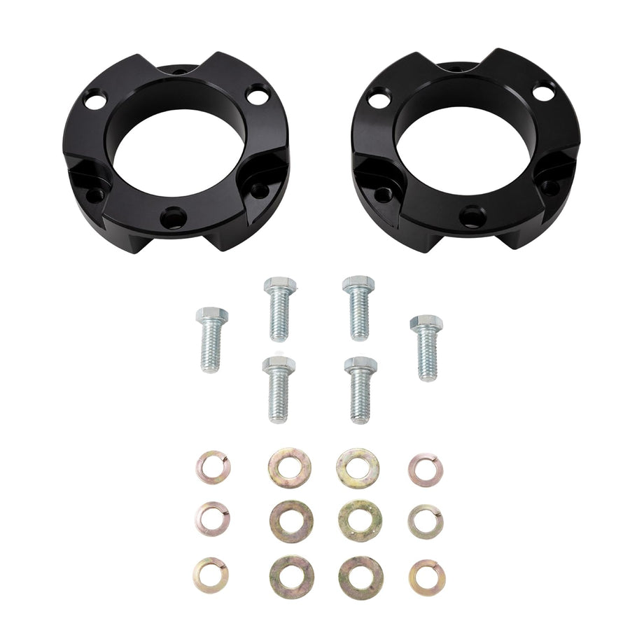 TrailFX Leveling Kit Four Wheel Drive Fits Ford Ranger 2019-2023 Front Strut Spacer 2.5 Inch Billet Aluminum with Installation Hardware TrailFX F25LL5