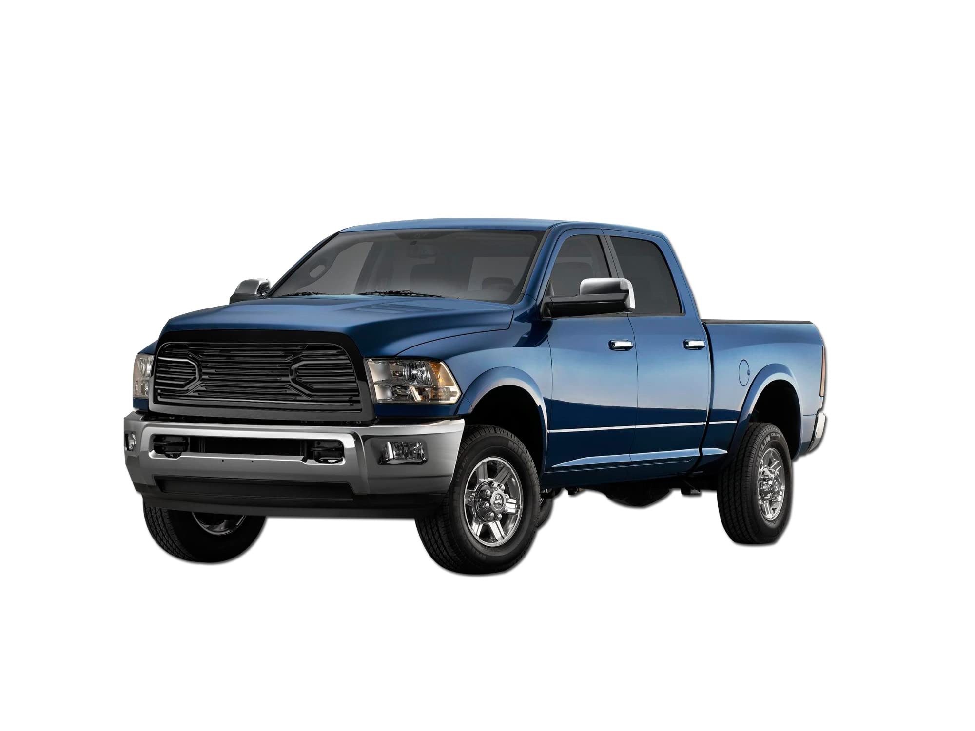 Big Horn Armordillo USA 7178427 Horizontal Front Hood Grille - Gloss Black Fits 2010-2018 Dodge Ram 2500/3500/4500
