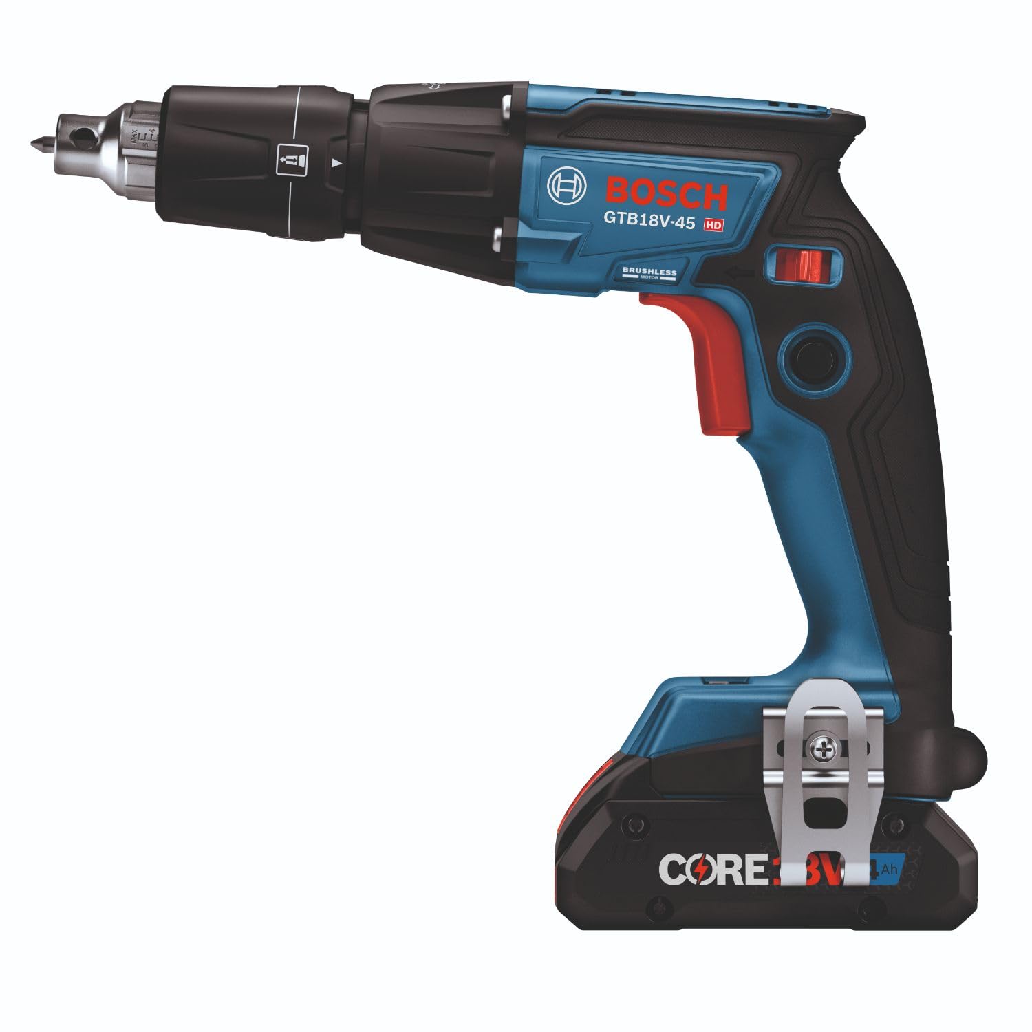 BOSCH 18V GXL18V-291B25 Combo Kit with Brushless Screwgun, Brushless Cut-Out Tool and (2) CORE18V® 4 Ah Advanced Power Batteries