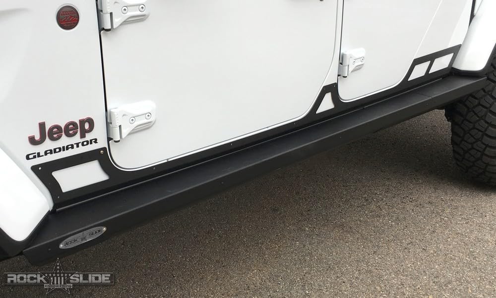 Step-Slider Rocker Guards Rock Slide Engineering for Jeep JT Gladiator 2020-21 (AX-SS-RG-JT4)