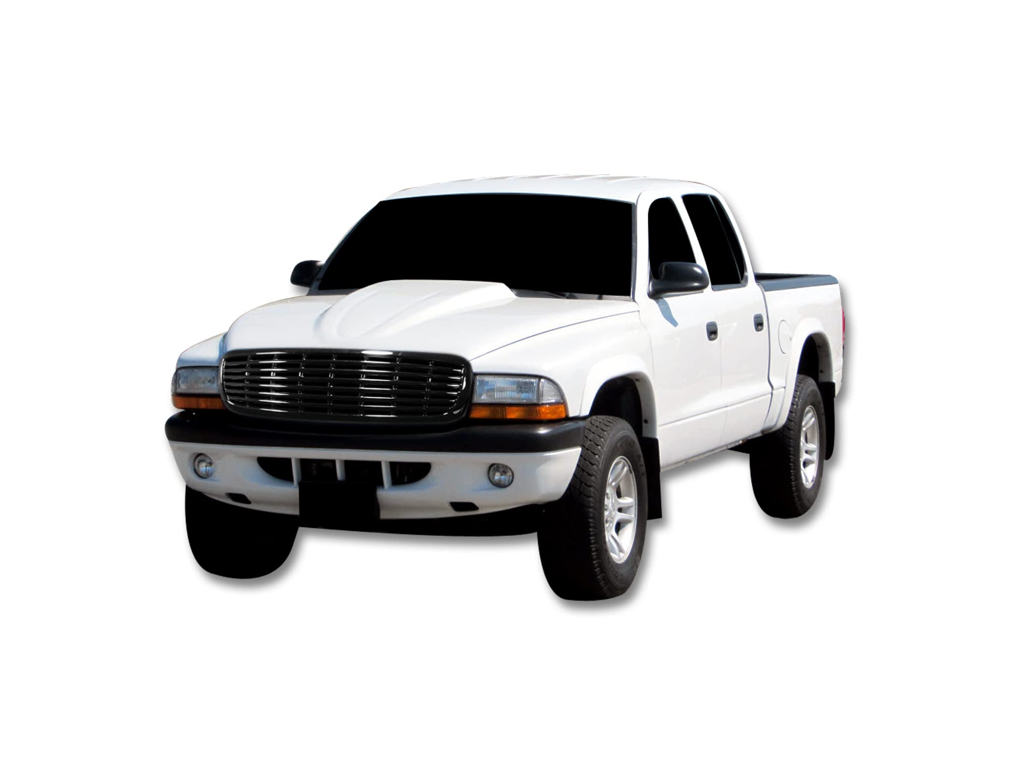 7147737 Armordillo USA Horizontal Front Grill Grille - Gloss Black Fits 1997-2003 Dodge Durango