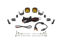 Diode Dynamics 1.25 Inch SS3 Universal Roll Bar Bumper Light Kit, Yellow Combo Sport