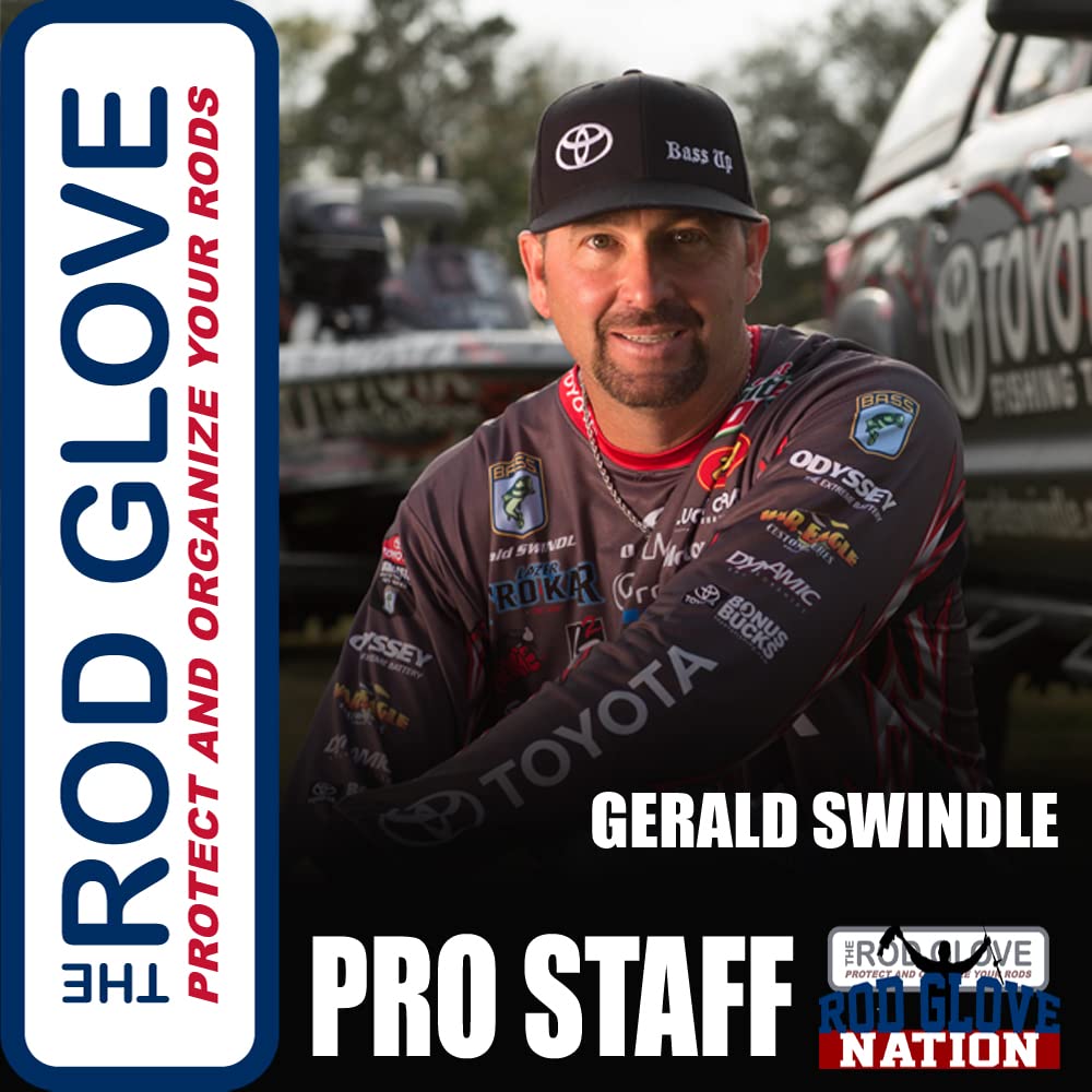 The Rod Glove Casting Rod Glove Standard | 5.25' Fishing Rod Sleeve That Fits Rods 6.5' - 7.5', The Original Nylon Mesh Rod Protector