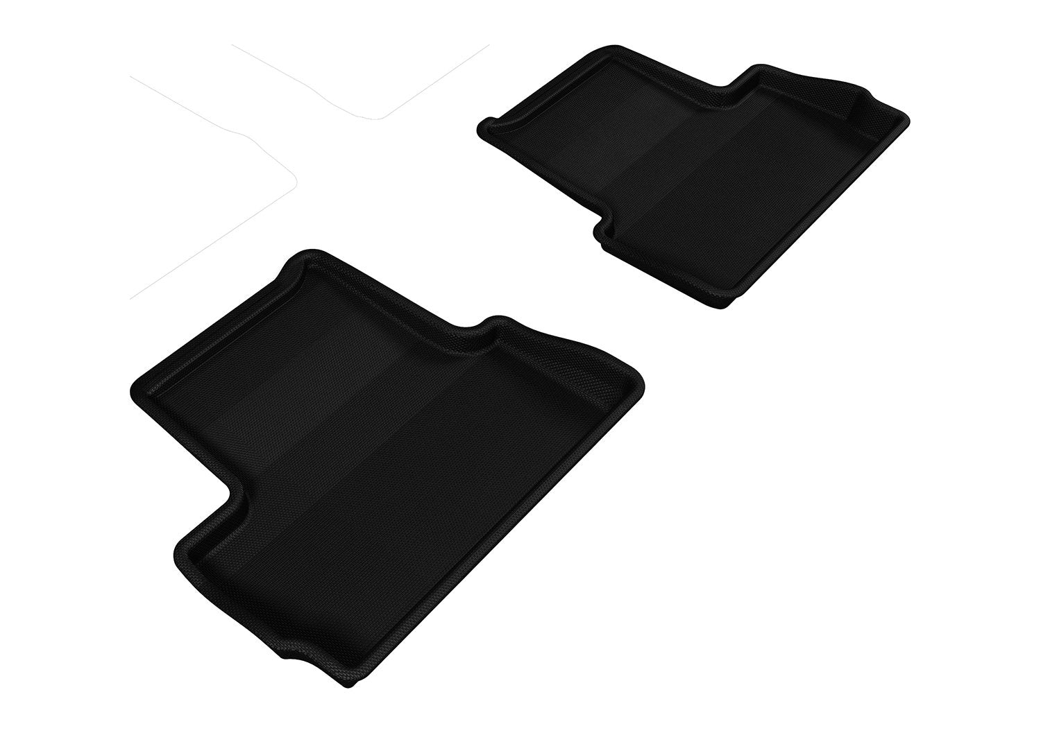 Kagu Floor Mat (Black) 3D MAXpider for 2012-2017 Buick Verano - 2ND Row