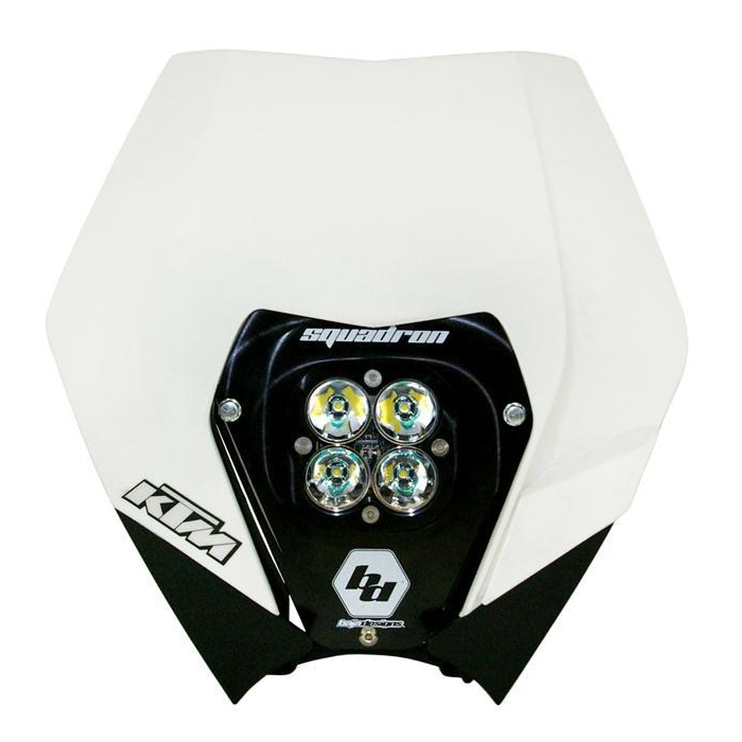 Baja Designs LED Headlight Kit Squadron Sport (D/C) with Shell for KTM Motorcycle (Driving/Combo; Clear)