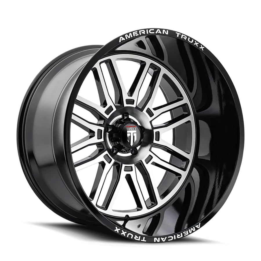 AT1915 Restless American Truxx 20x10 8x170-25 Black/Machined Wheel Rim 20" Inch