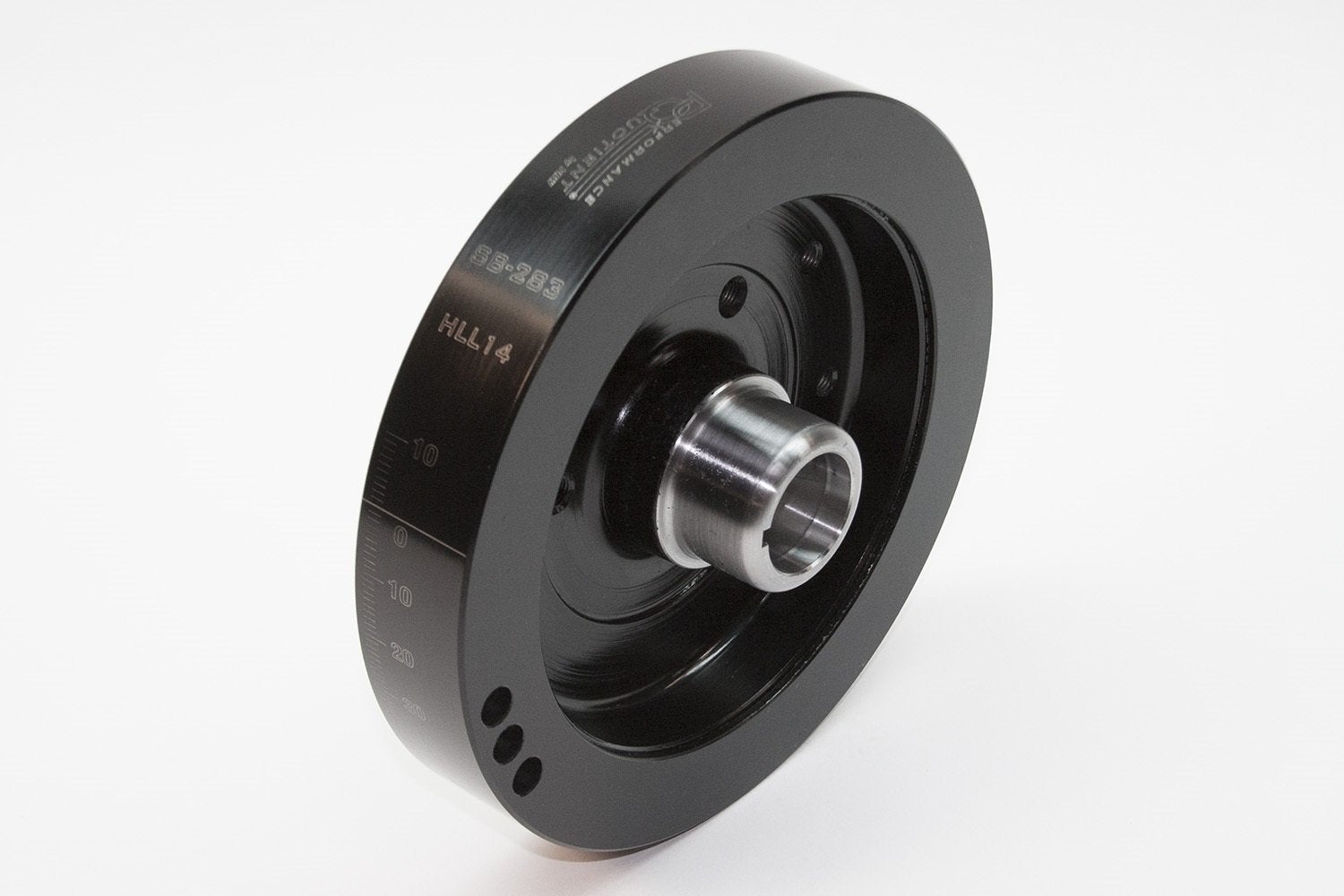 PRW Industries PQx 2428340 SFI-Rated Racing Steel Damper SFI Spec 18.1 Steel/Elastomer Internal Balance 8.0 in. OD Black
