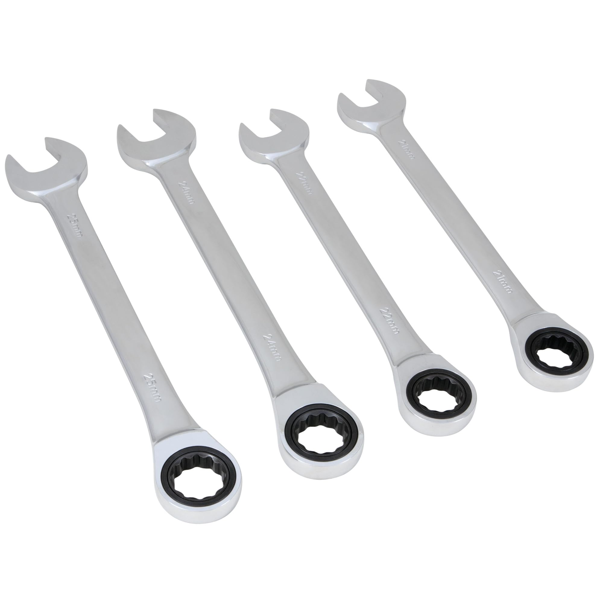 W30633 Performance Tool Gear Teeth Ratcheting Wrench Set (Jumbo Metric 72 4Pc)