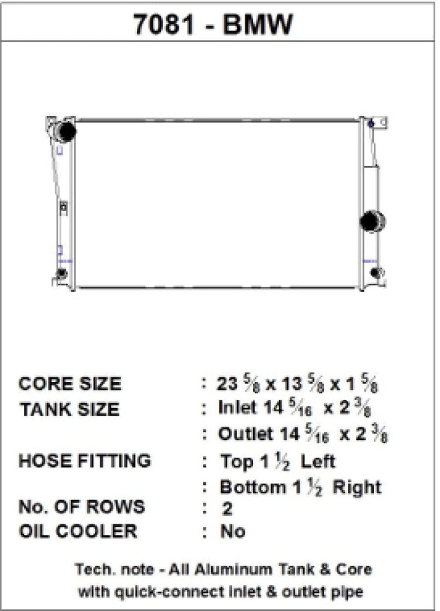 7081 CSF Radiators
