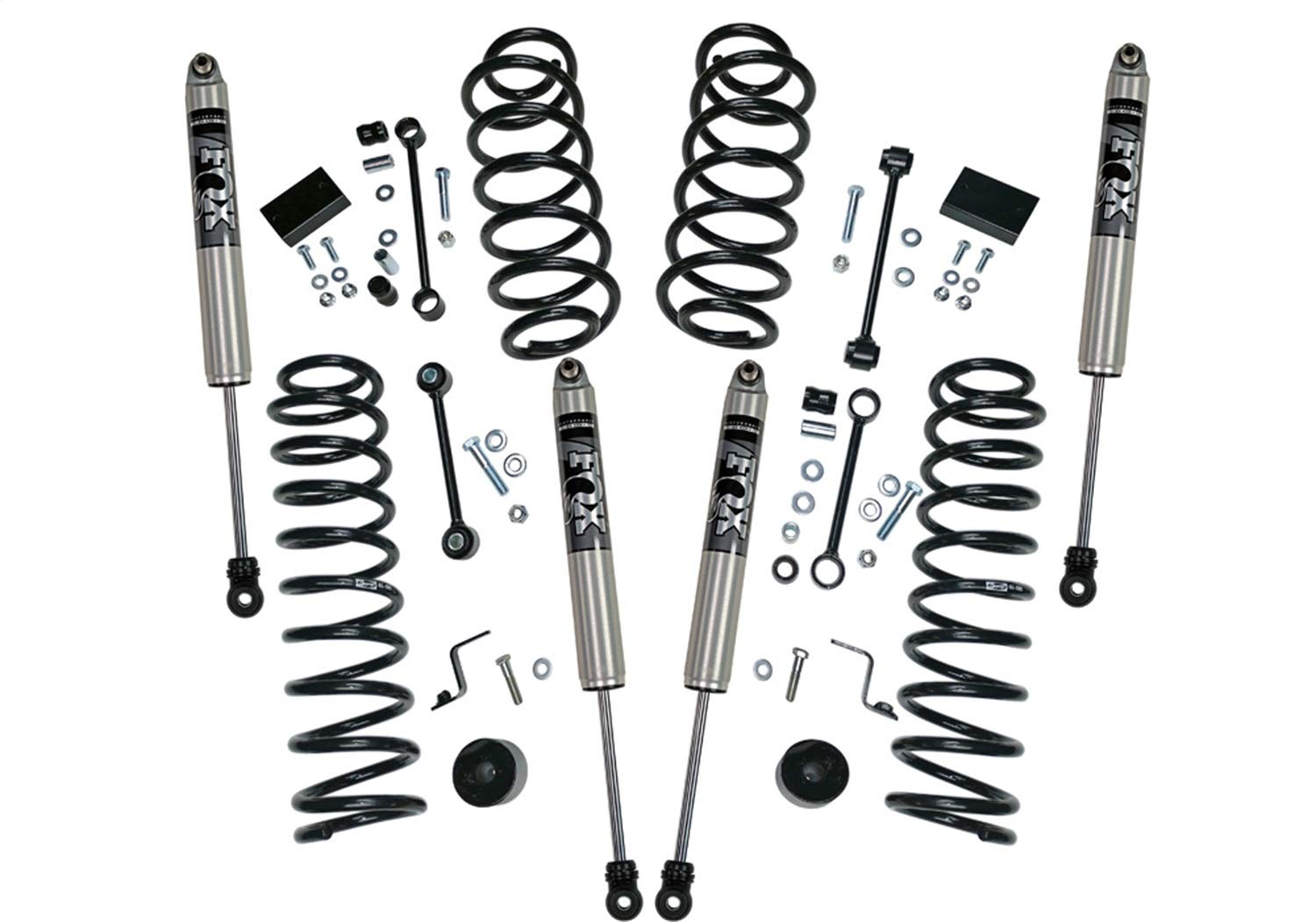 SUPERLIFT SUSPENSION RealTruck 2" Lift Kit for Jeep Wrangler JL | Complete Lift Kit with Front & Rear Fox 2.0 Series Shocks | K175F | Fits 2018-2023 Jeep Wrangler JL / JLU