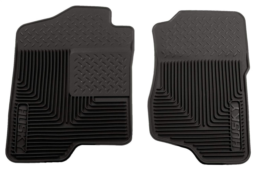 Heavy Duty Husky Liners Front Floor Mats | 2007-2014 Cadillac Escalade, 2007-2013 Avalanche/Silverado 1500, 2007-2014 Silverado 2500/3500, Black | 51181