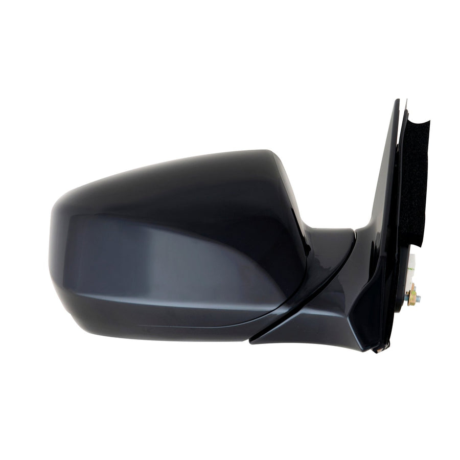 Fit System - 65025Y Mirror Passenger Side for Hyundai Santa Fe Sport, Black, PTM Cover, Foldaway, w/o Memory, w/o Blind spot Detection, Heated Power
