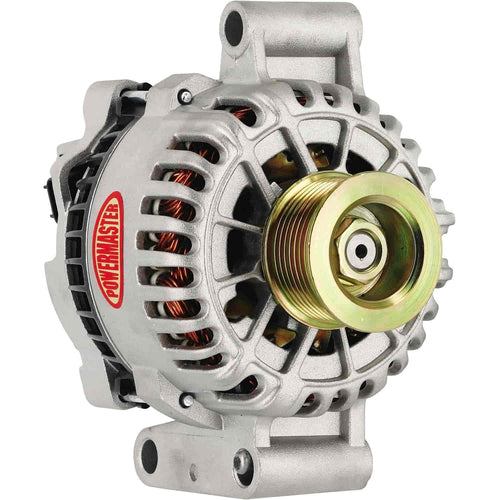 Alt Ford Powermaster 6G Natural 155A 8 grv Pulley Small Frame Trans MTG I-D-A VR