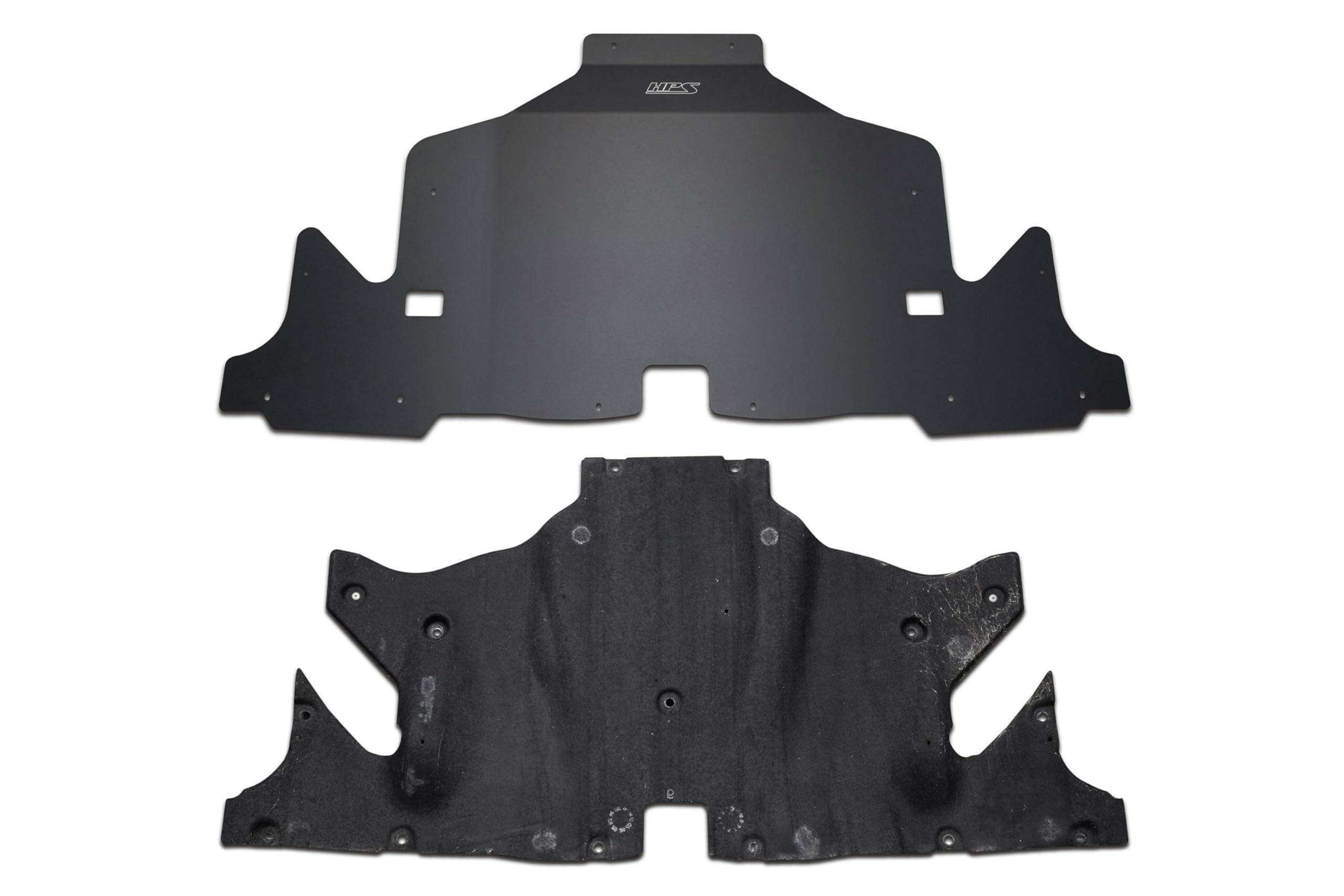 Black HPS Rear Aluminum Skid Plate Undertray Protection Shield Compatible for 2017-2023 Tesla Model 3 2020-2023 Model Y, SP-102