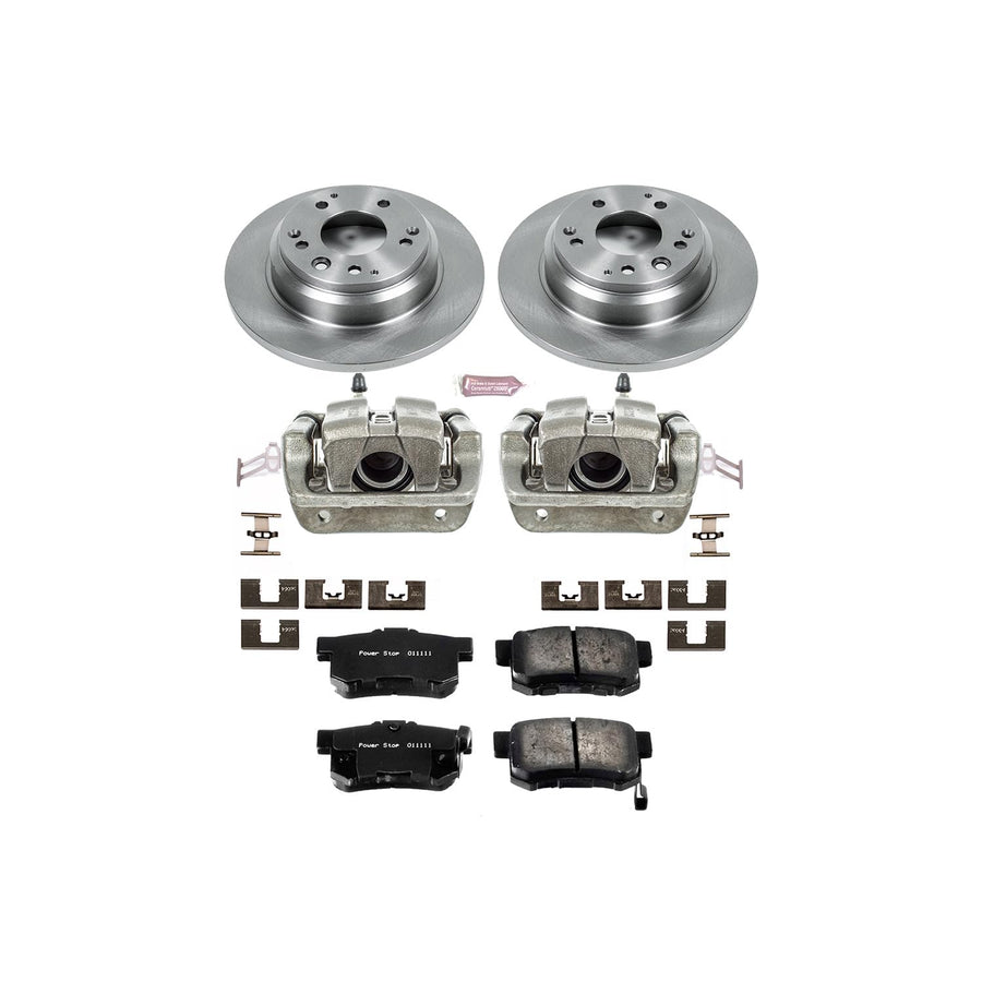 Power Stop KCOE3154 1-Click Autospecialty OE Replacement Brake Kit with Calipers For Acura RL 1999-2001 [Model Specific]