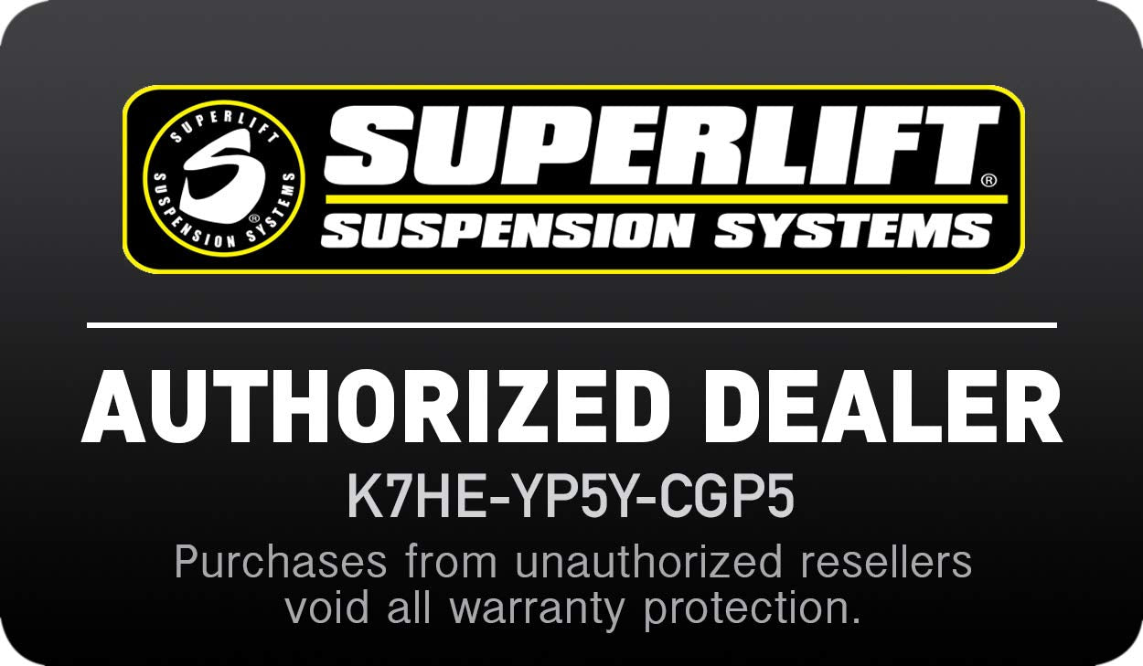 Superlift RealTruck 2" Block Kit for Dodge 1/2 Ton Pickup | Rear Lift Blocks, U-Bolts, & Hardware | 4027 | Fits 1969-2001 Dodge 1/2 Ton Pickups 4WD