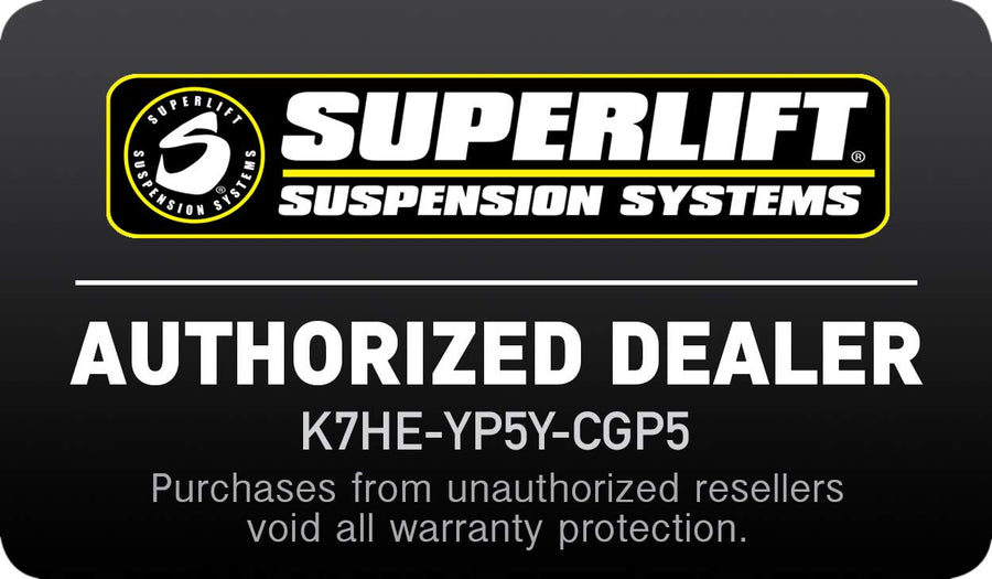 Superlift RealTruck 2" Block Kit for Dodge 1/2 Ton Pickup | Rear Lift Blocks, U-Bolts, & Hardware | 4027 | Fits 1969-2001 Dodge 1/2 Ton Pickups 4WD
