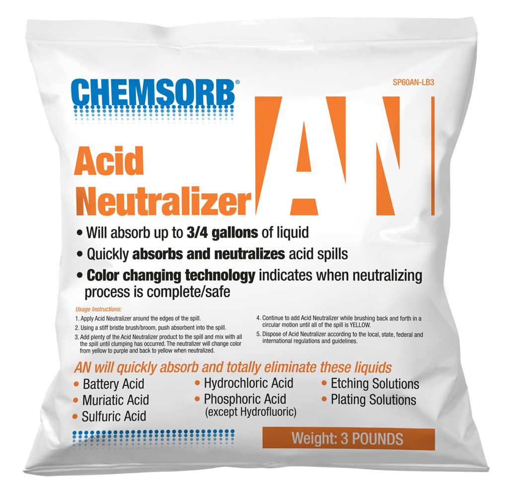 3 Pound Bag Chemsorb an - Acid Neutralizing