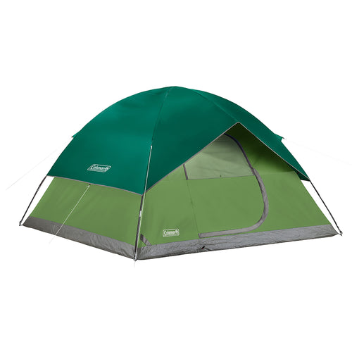 Coleman Camping Tent Sundome with Rainfly, 2/3/4/6 Person Sets Up in 10 Mins, Weatherproof Shelter for Camping, Festivals, Backyard, Sleepovers, & More