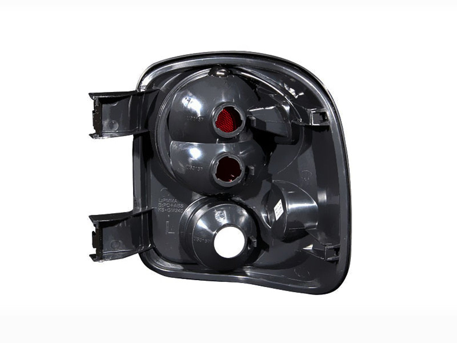 GMC Sierra Anzo USA 211028 Black Tail Light Assembly - (Sold in Pairs)
