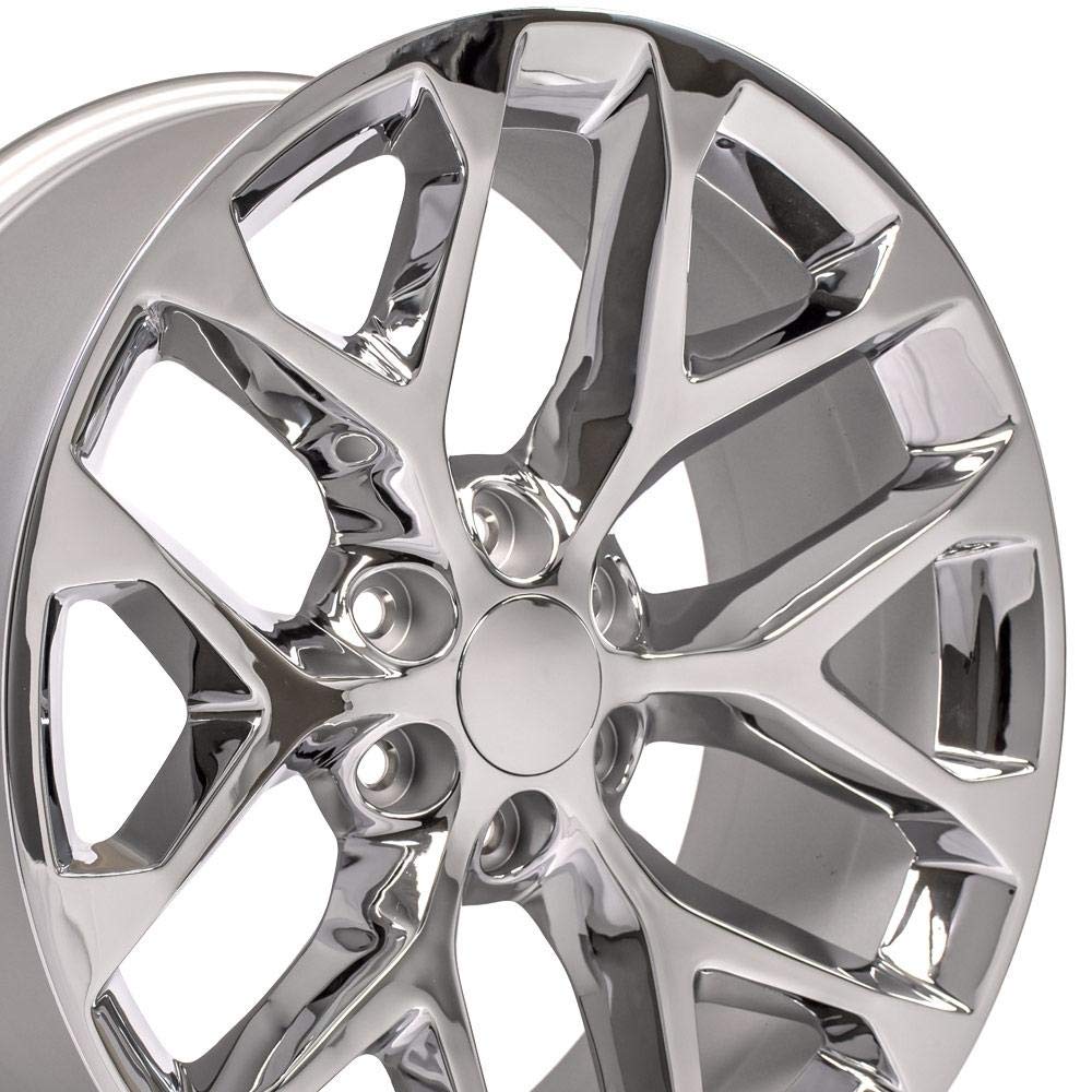 22 inch OE Wheels LLC Rim Fits 6x139.7 Silverado Suburban Tahoe Sierra Yukon Escalade CV98B 22x9 Chrome Wheels Hollander: 5668