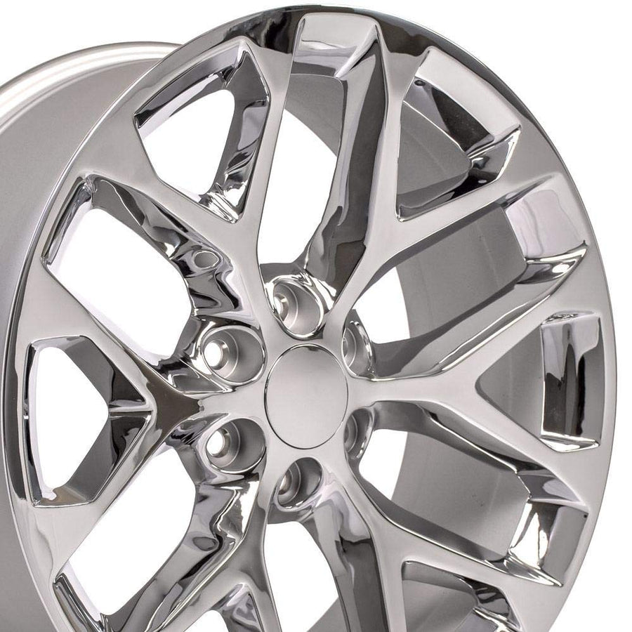 22 inch OE Wheels LLC Rim Fits 6x139.7 Silverado Suburban Tahoe Sierra Yukon Escalade CV98B 22x9 Chrome Wheels Hollander: 5668