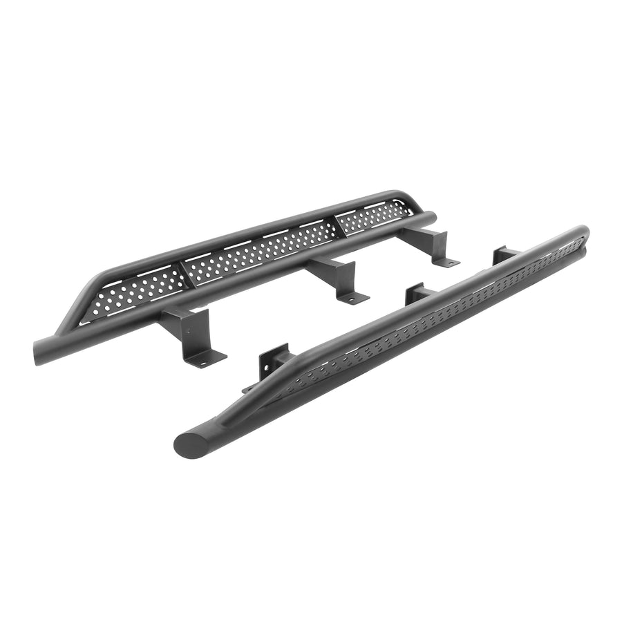 Frame Mount Go Rhino Steel Sliders | Mild Steel, Textured Black | FS4425T | Fits 2014-2024 Toyota 4Runner (SR5, SR5 Premium, TRD Pro, Venture, Trail, 40th Anniversary Edition)