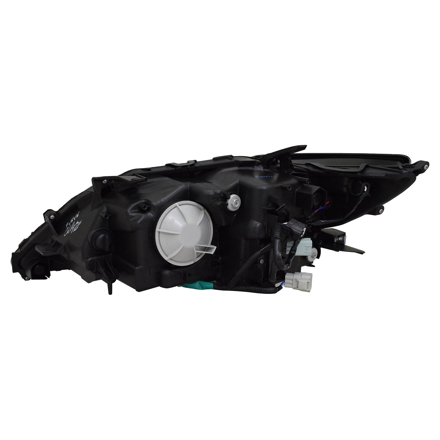 Right TYC Headlight Assembly Compatible with 2016-2018 Lexus ES350