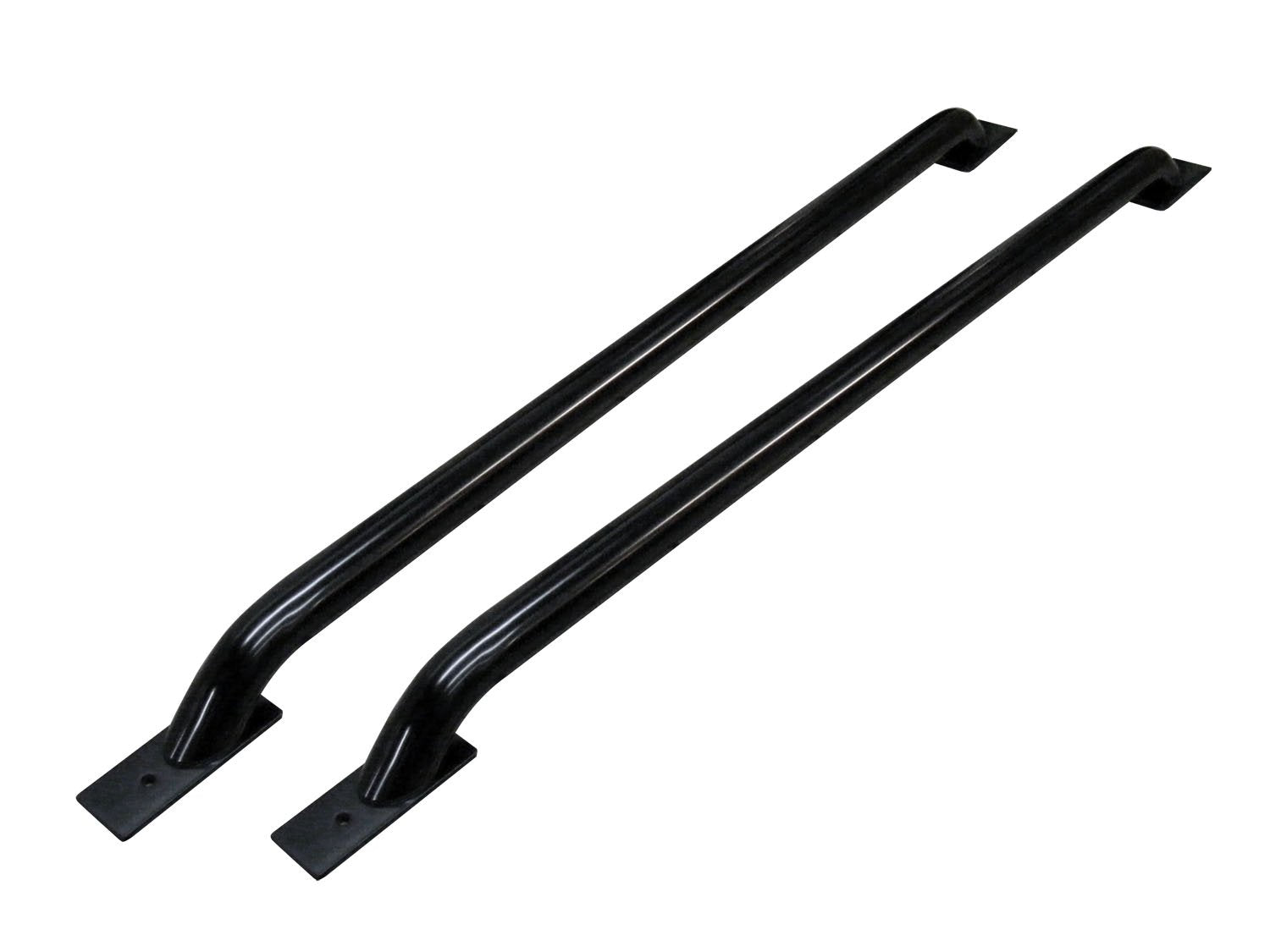 Stake Pocket Bed Rails Go Rhino | Mild Steel, Black | 8415B | Fits 2007 - 2021 Toyota Tundra w/ 6.5' Bed