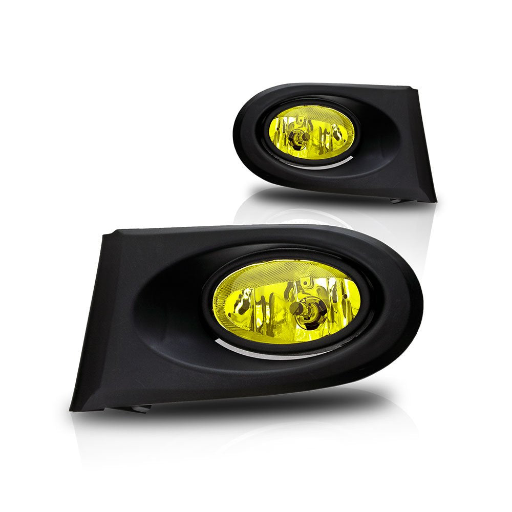 Winjet Driving Fog Lights Compatible with [2002 2003 2004 Acura RSX DC5] + Switch + Wiring Kit