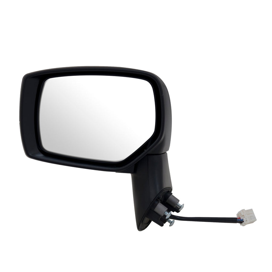 Mirror Driver Side for Subaru Crosstrek, Hybrid, Impreza Sedan/Wagon, WRX, Textured Black w/PTM Cover, Foldaway, Heated Power