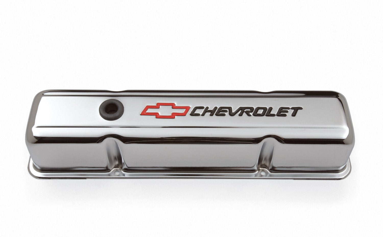 Chrome Proform 141-899 Valve Cover with Baffle, red