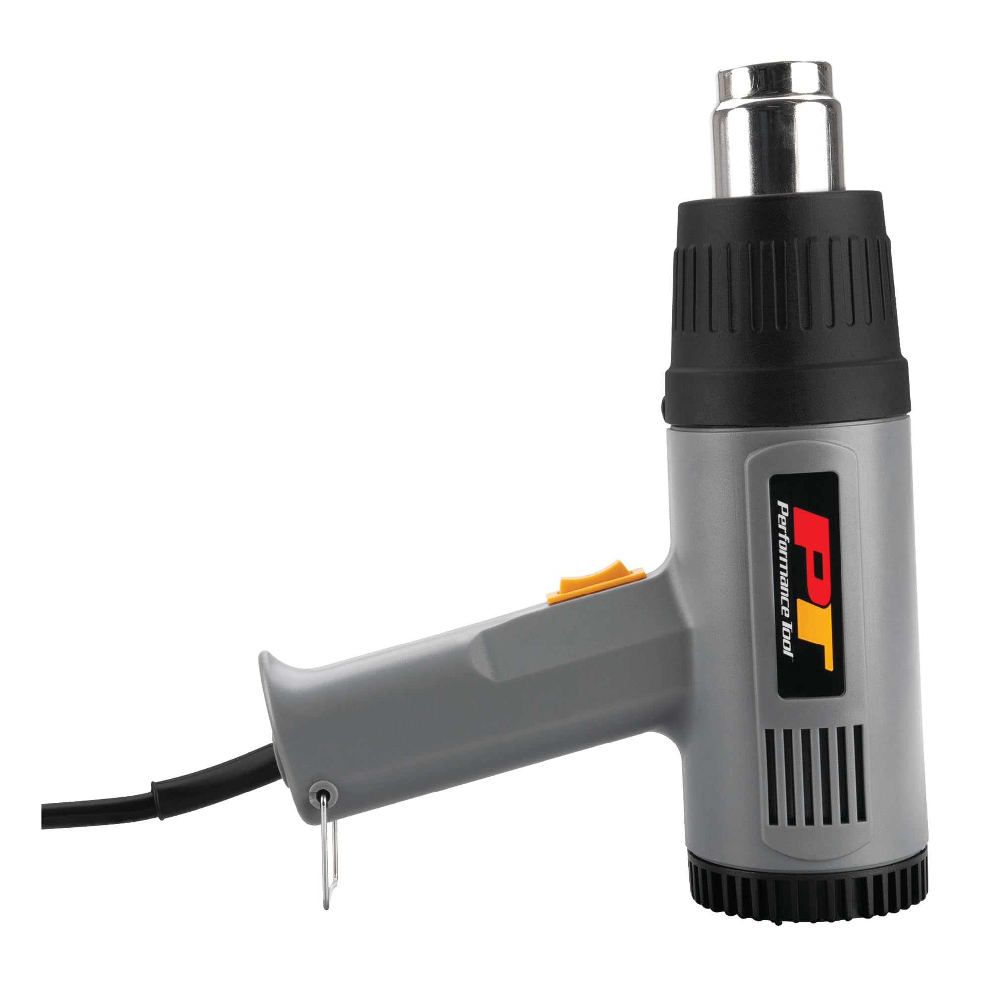 W50076 Performance Tool 2 Speed Heat Gun 1500W (300/500 Celsius) for Removing Paint, Bending Pipes, Shrinking PVC and More