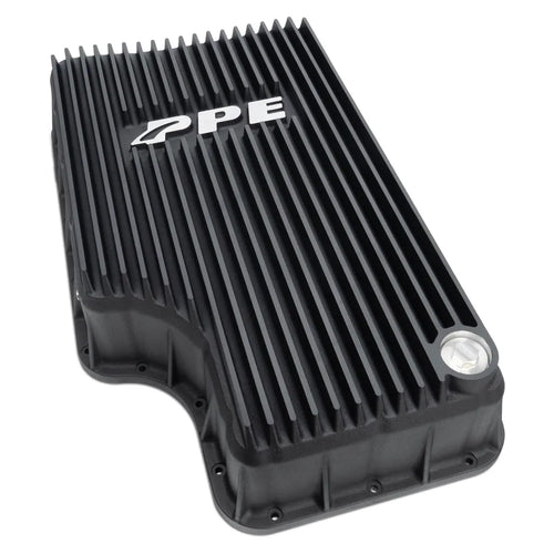 328052020 PPE Heavy Duty Transmission Pan (Black) Compatible with 2011-2019 Ford 6.7L with 6R140 Transmission
