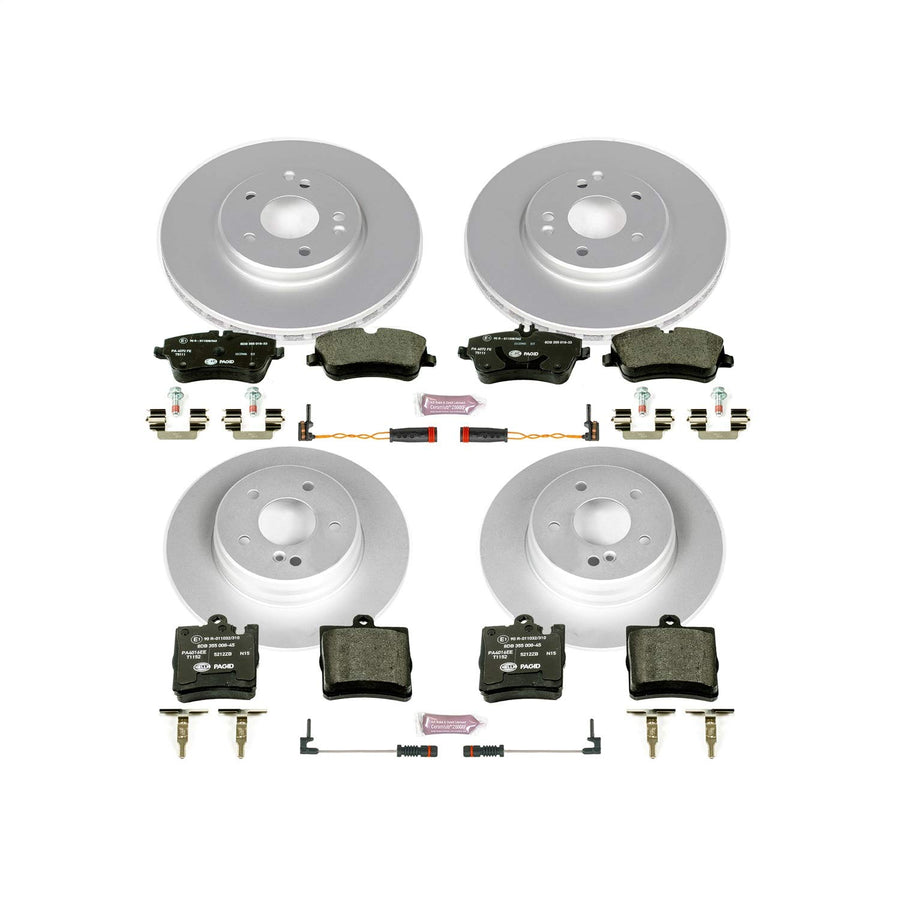 Euro-Stop Power Stop Brake Kit For Mercedes-Benz C, Mercedes-Benz C240, Mercedes-Benz C280, Mercedes-Benz C320, Mercedes-Benz C350, Mercedes-Benz CLK320, Mercedes-Benz CLK350 [Model Specific]