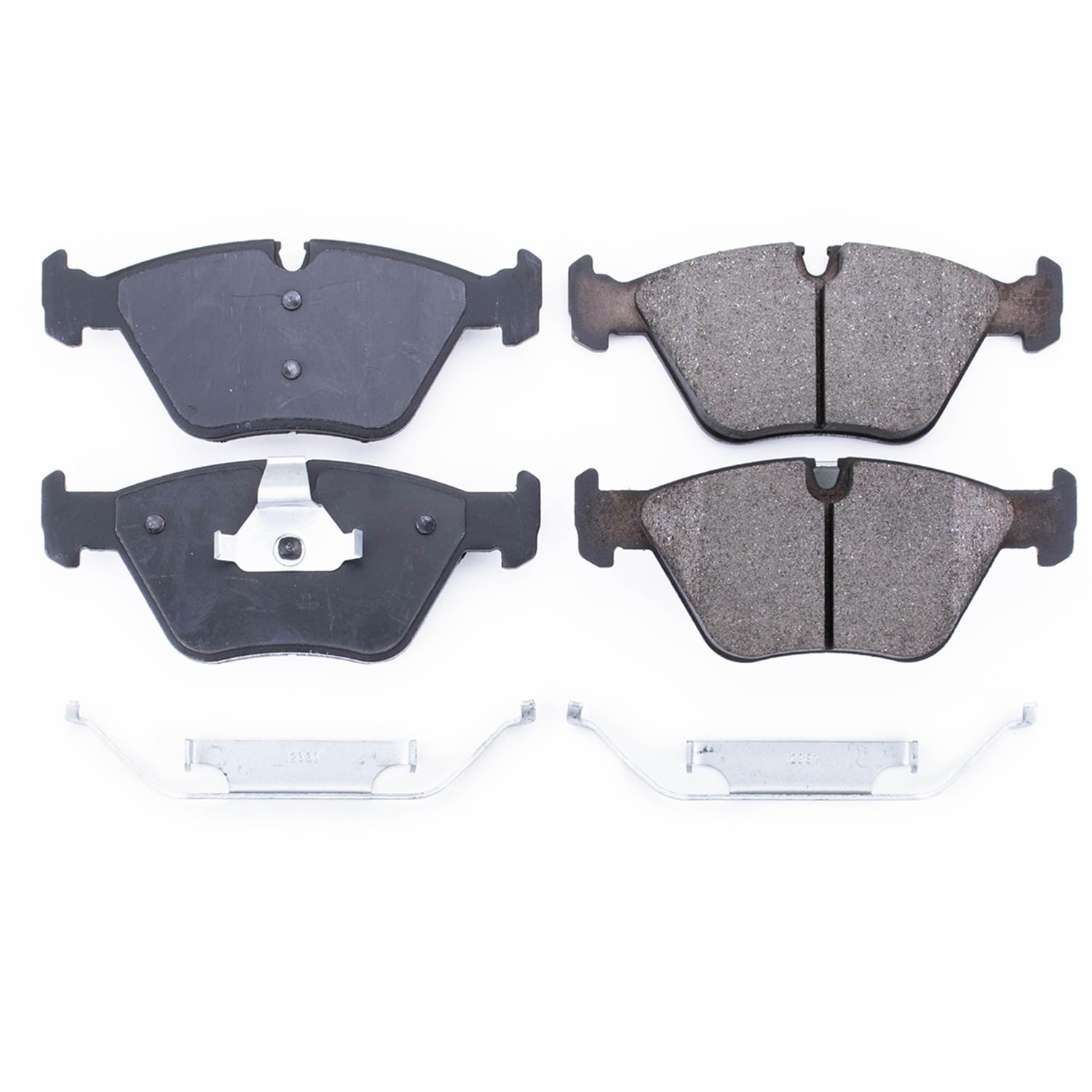 Power Stop Front Brake Kit For BMW 330Ci 2001-06 |330i 2001-05 |330xi 2001-05 |Z4 2006-08 |X3 2004-10 - Ceramic Brake Pads With Installation Hardware, 17-946