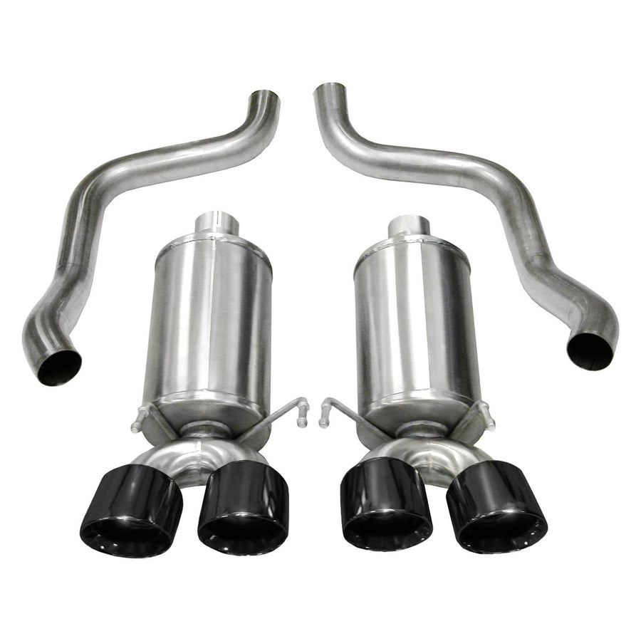 Corsa 21010BLK Axle-Back Exhaust CORSA (Chevrolet Corvette C6 2005-2008), 1 Pack