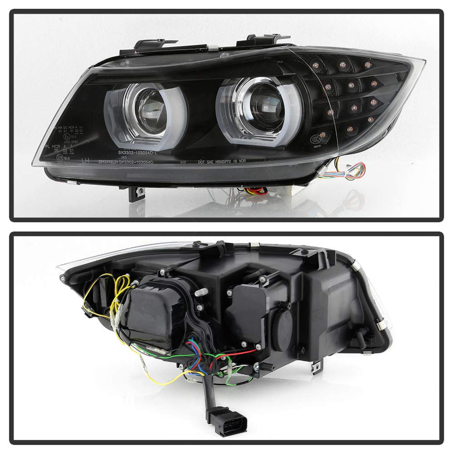 Headlights Spyder Signature (PRO-YD-BMWE9009-BK)