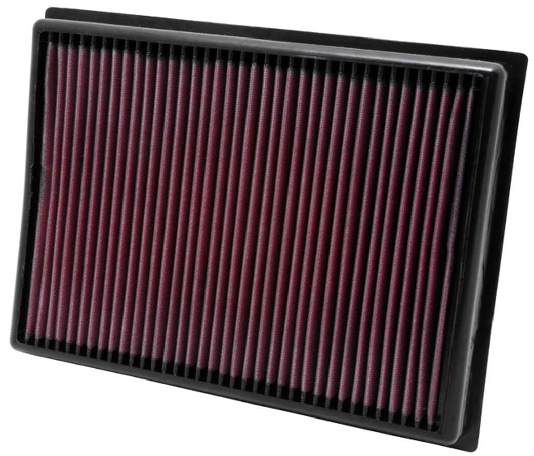 High-Flow K&N Original Lifetime Engine Air Filter: Increase Power: Premium, Washable: Compatible with 2010-2024 Toyota/Lexus: GX460, 4Runner, FJ, Land Cruiser, Prado, 33-2438