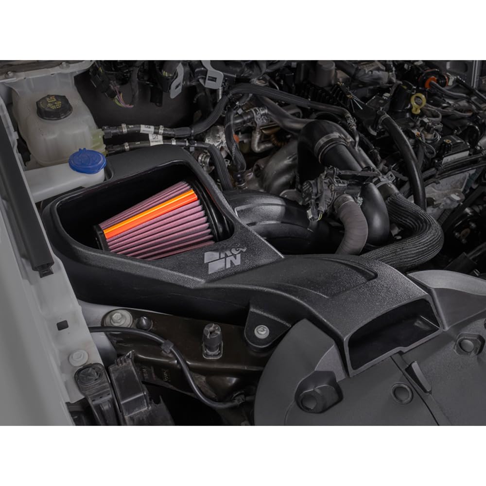 Cold Air Intake System K&N NextGen: High-Flow Cotton Filter: Compatible with 2024 FORD: Ranger, 50-2629