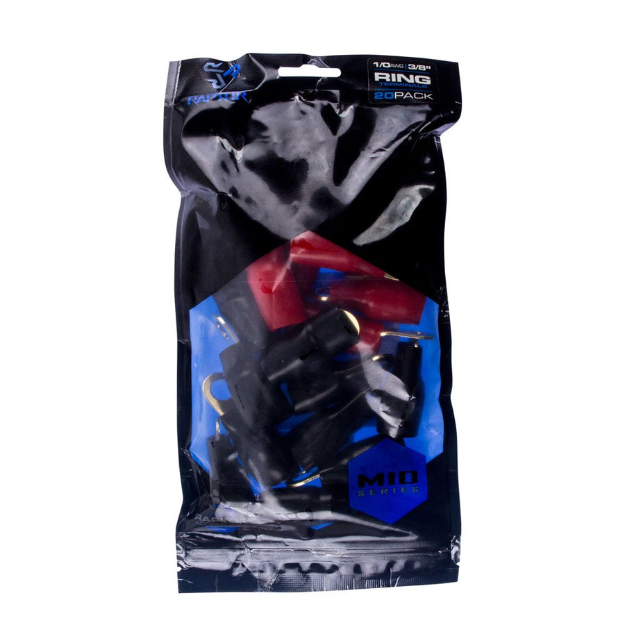 MID SERIES Raptor R038RT - 1/0 AWG Gold Ring Terminals