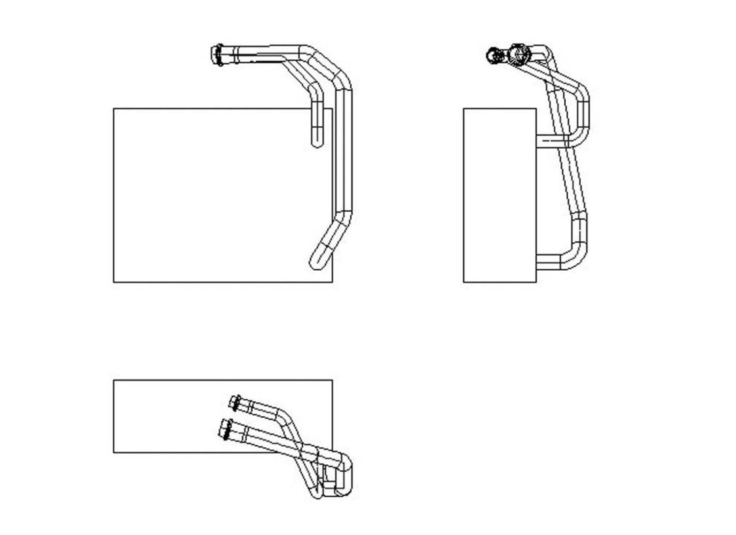 Heater Core TYC 96005 Compatible with 1997-2002 Ford Econoline/Club Wagon