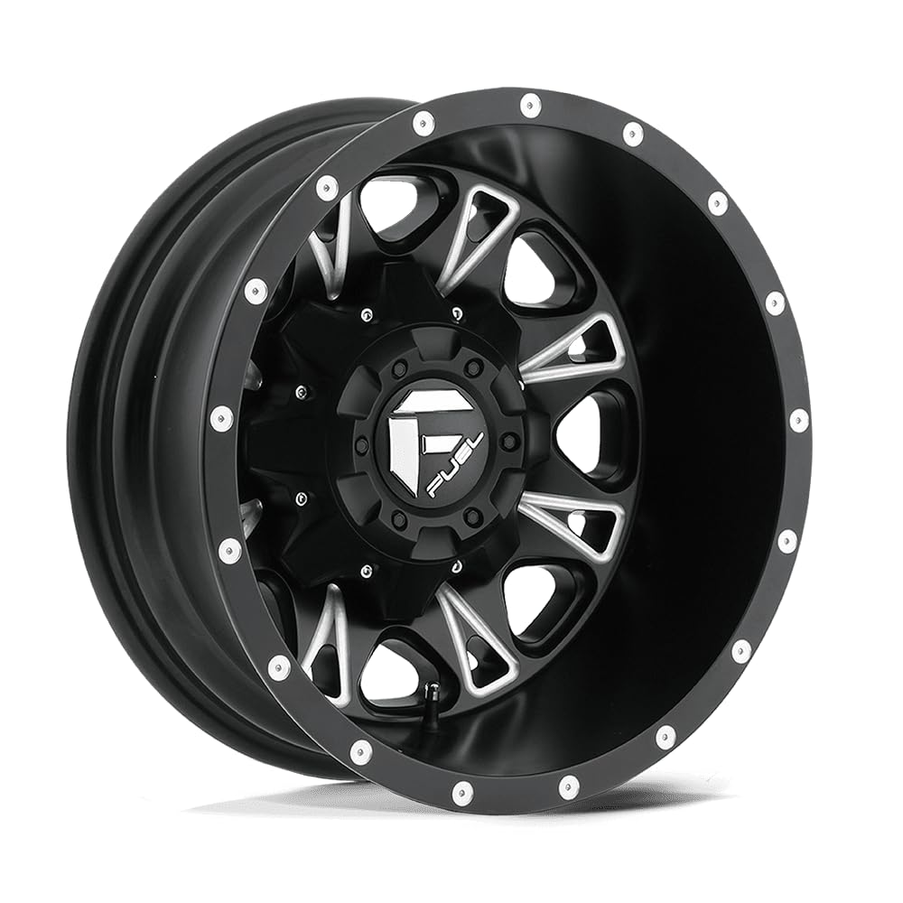 1PC Fuel D513 17X6.5 MT-BLK-MIL -140MM - D513176582R