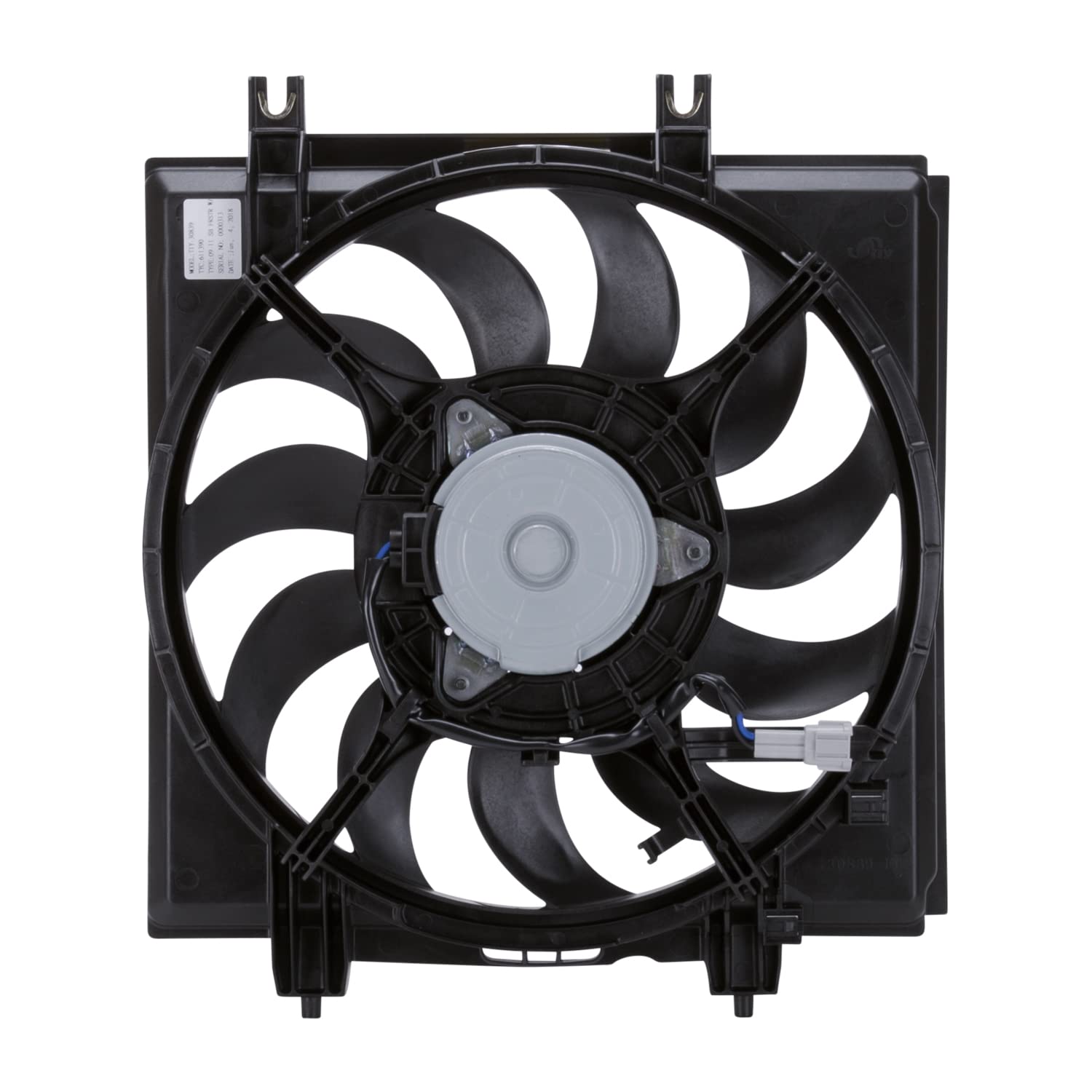 Cooling Fan Assembly TYC 611390 Compatible with 2009-2013 Subaru Forester