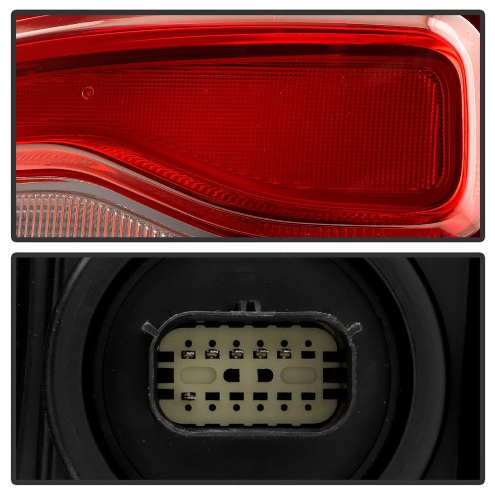 Dodge Ram 2500 Spyder (POE) 19-24 w/o Blind Spot Detection Red Bezel LED Tail Light - OE Left