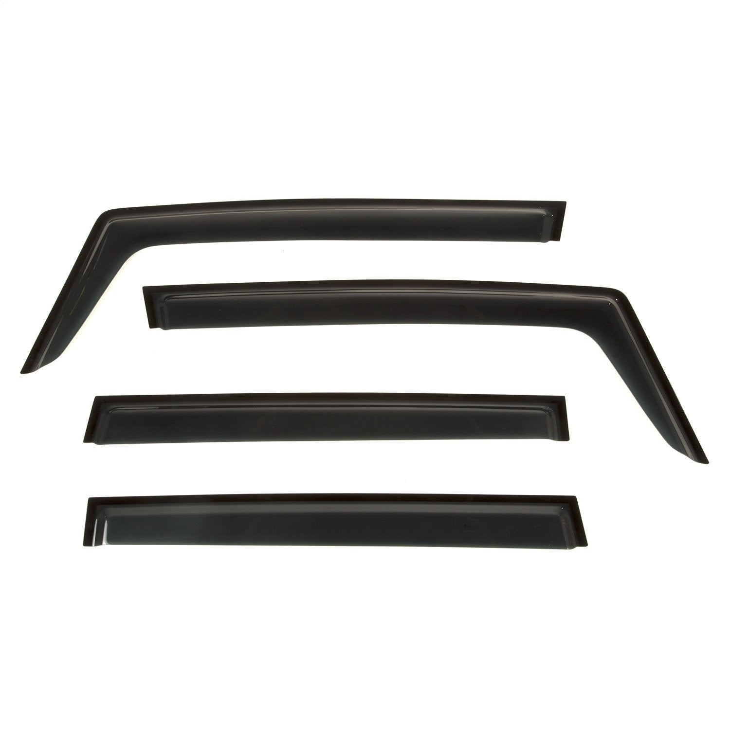 Window Visor Kit, Rugged Ridge 4-piece, Smoke | 11349.15 | Fits 2015-2017 Jeep Renegade Latitude/Limited/North/Sport/Trailhawk; 2016 Renegade Dawn of Justice/75th Anniversary
