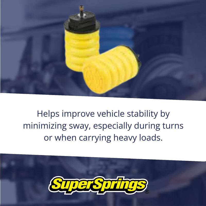 SumoSprings SSR-107-54 | Rear SumoSprings for Ford E-350|E-450, Yellow