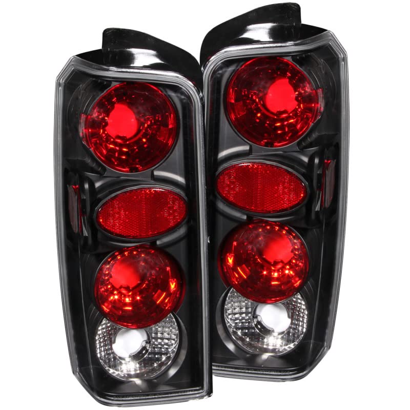 Black Euro Tail Light Set-Clear Lens ANZO USA 211103