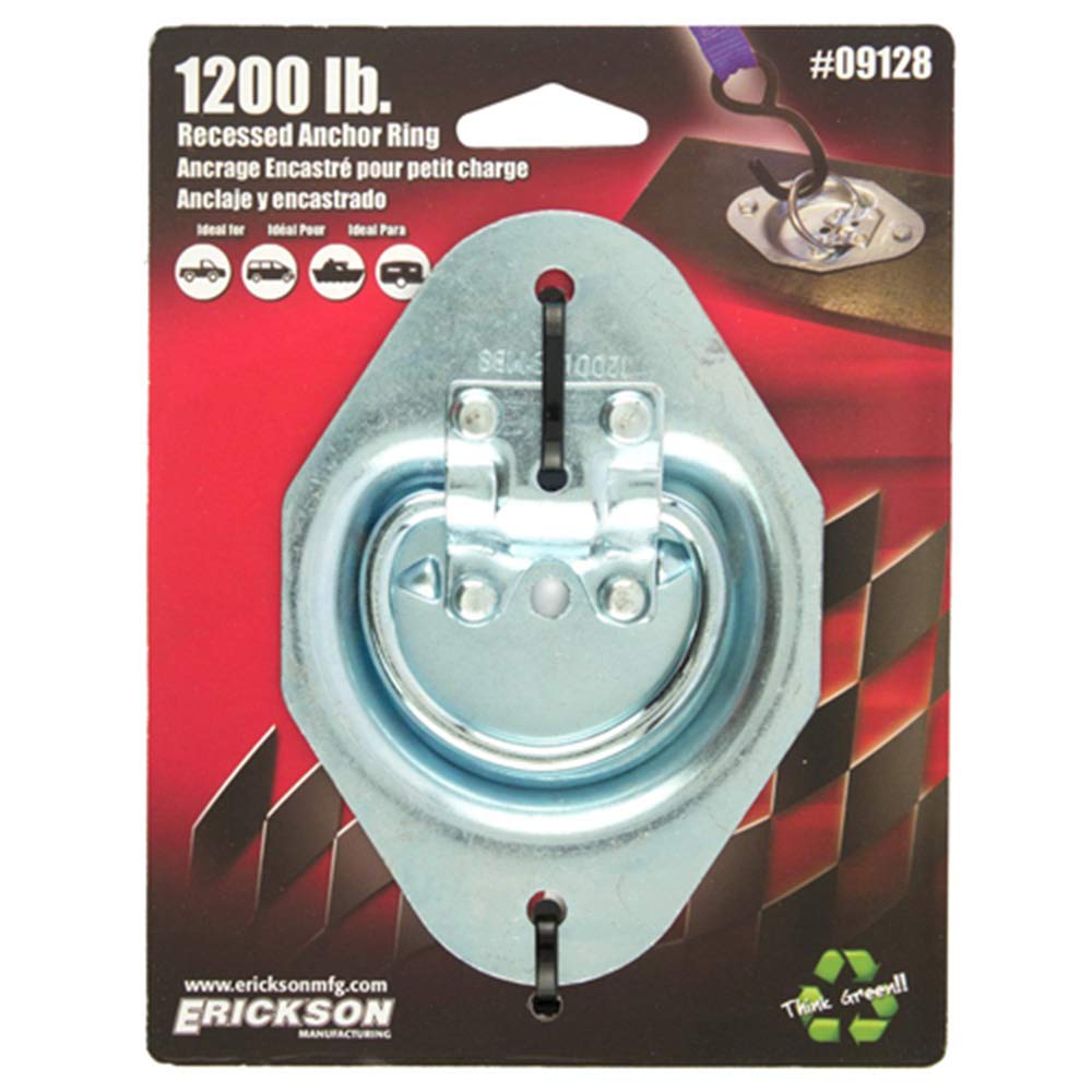 1200 Lb. Recessed Anchor Ring (9128) - Erickson Manufacturing, Qty 1